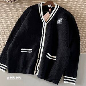 Miumiu wool knit cardigan